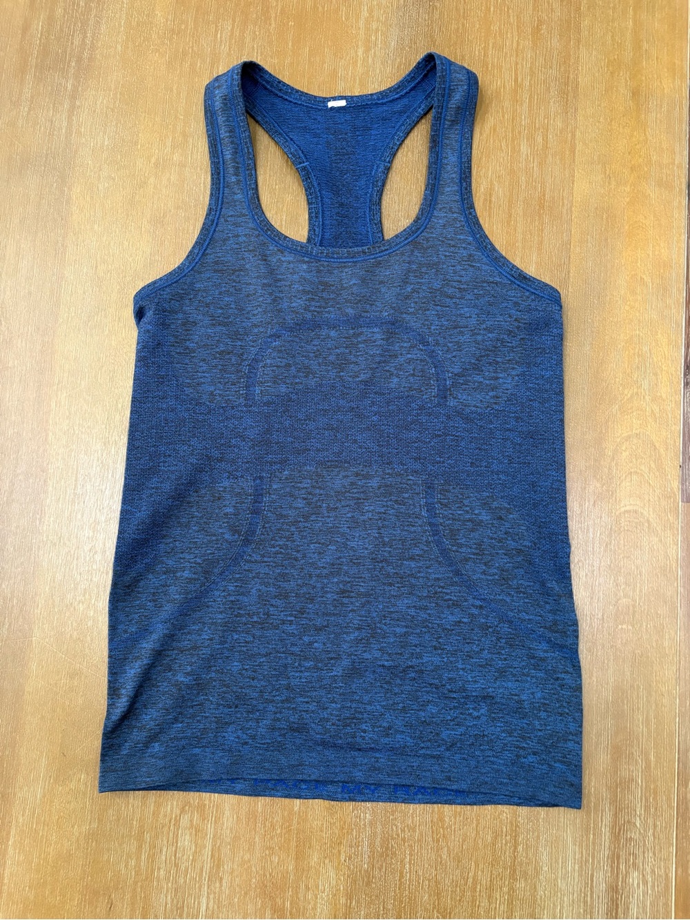 lululemon athletica Heathered Deep Blue Racerback Tank